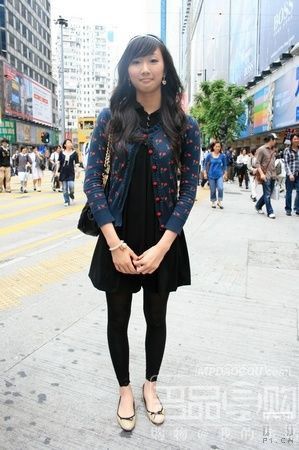 看看時尚前沿 香港街拍美女搭配記